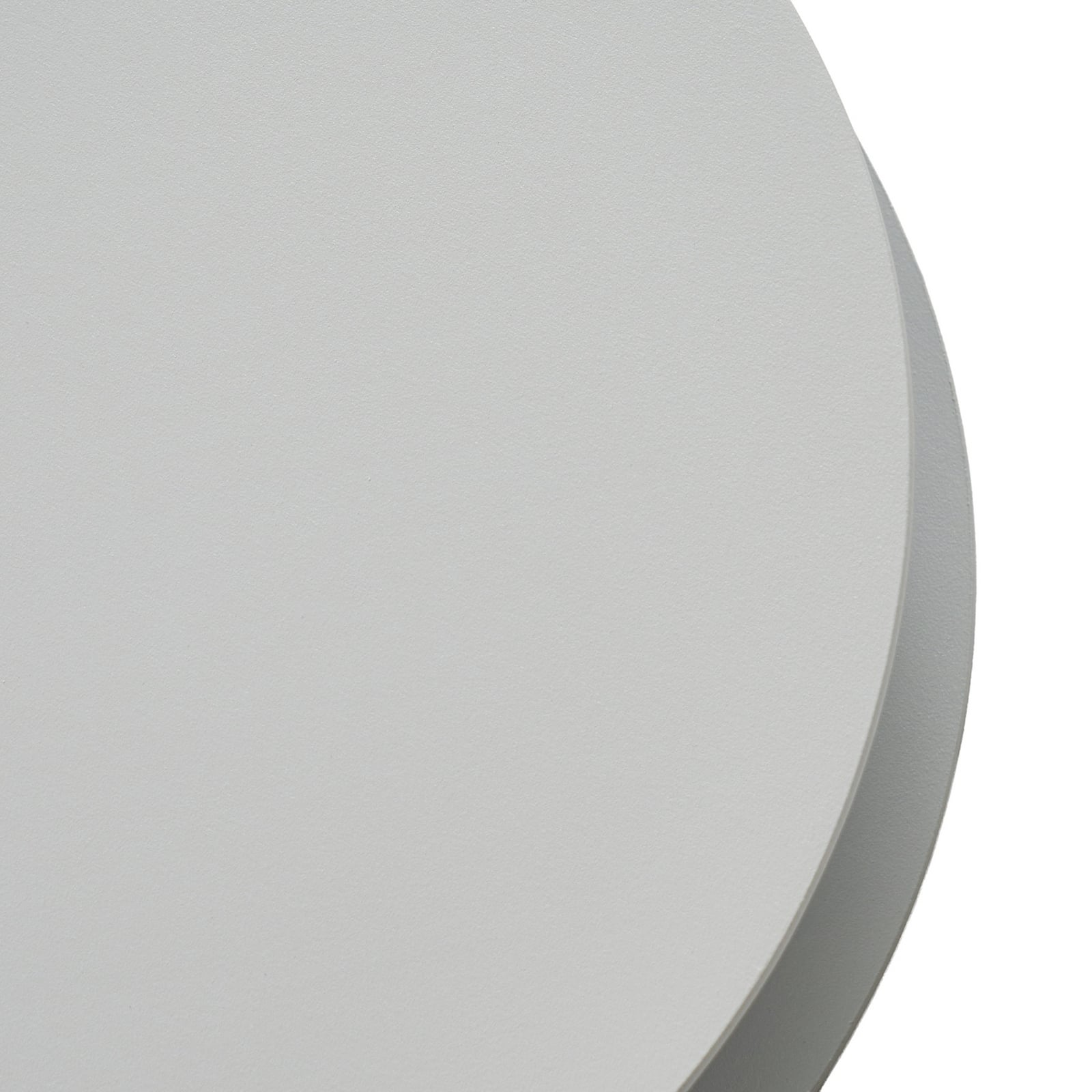 LED utevegglampe Advero med husnummer CCT Ø23 cm lysegrå IP54 - Lucande