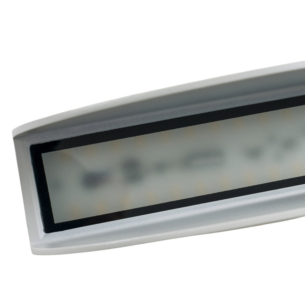 LED utevegglampe Advero med husnummer CCT Ø23 cm lysegrå IP54 - Lucande