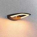 LED utevegglampe Akena med bevegelsessensor antrasitt forfra