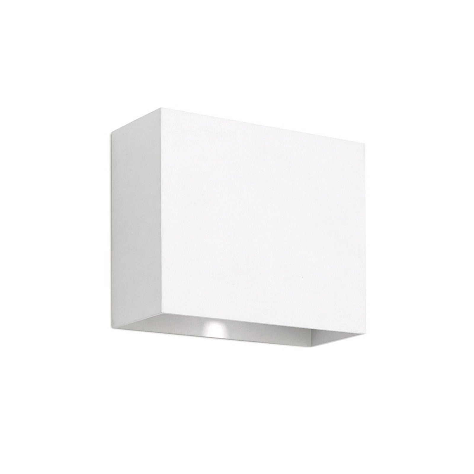 LED utevegglampe Akzent hvit aluminium nærbilde