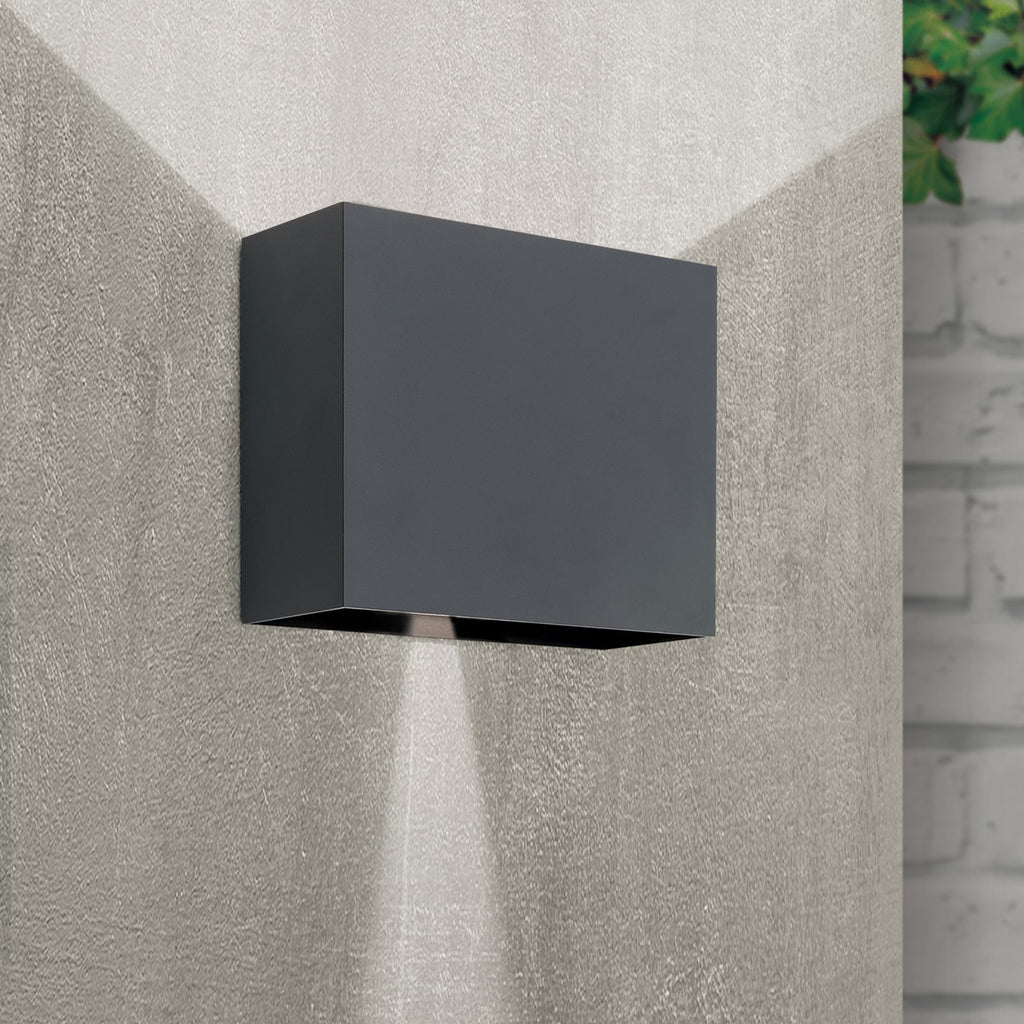 LED utevegglampe Akzent justerbar vinkel antrasitt IP65 bakside