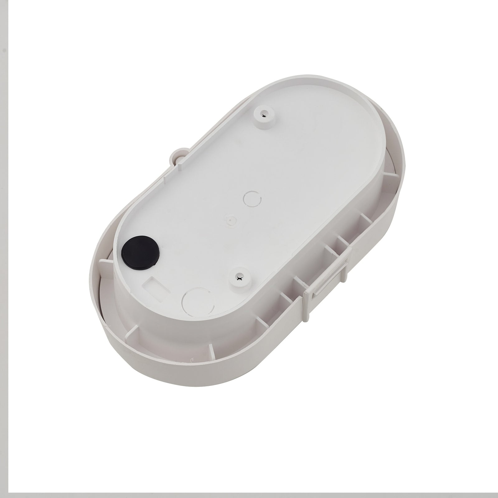 LED utevegglampe Alisha hvit plast sideprofil