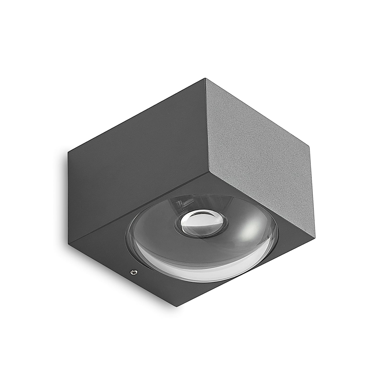 LED utevegglampe Almos opp/ned glass 2-lys IP65 - Lucande