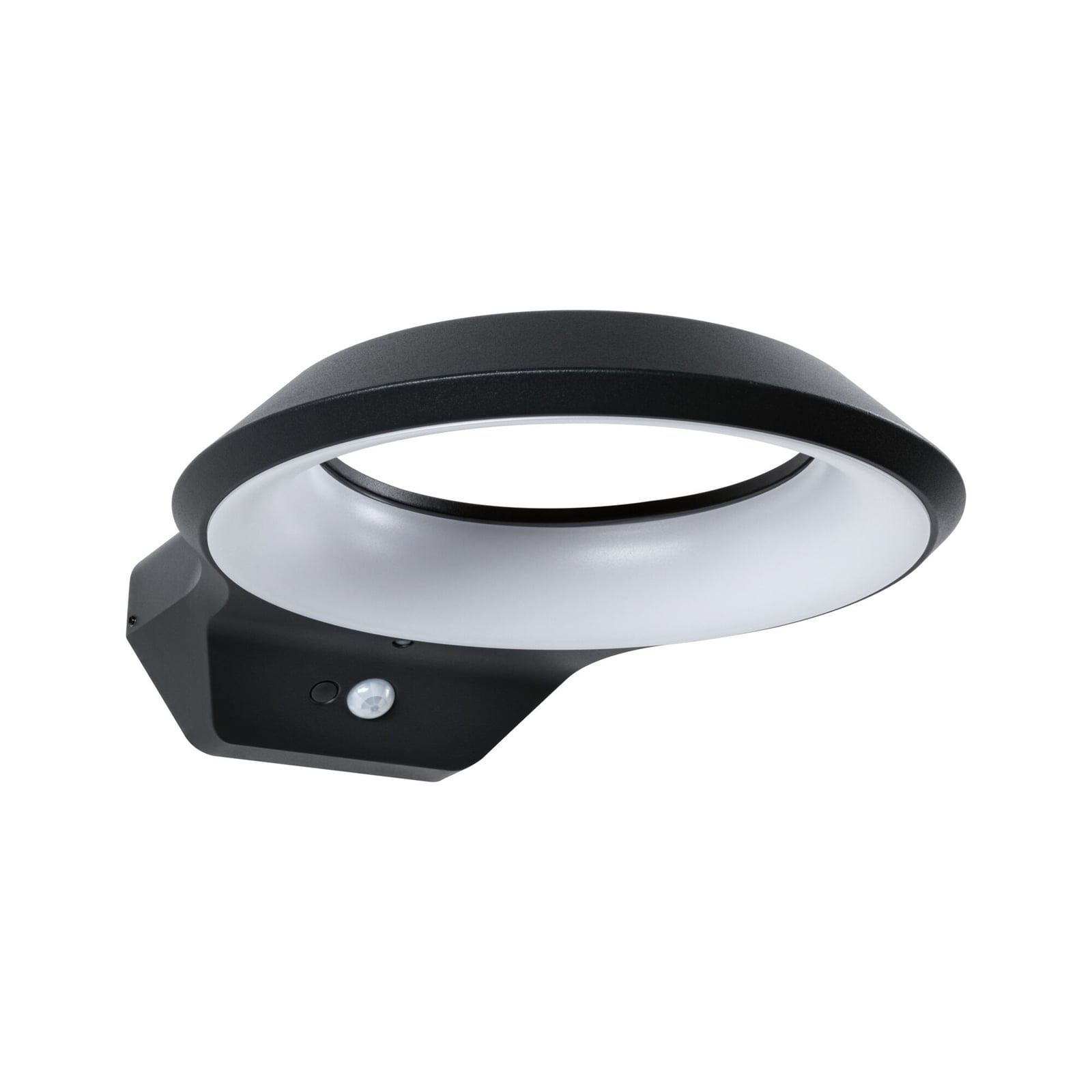 LED utevegglampe Anela med bevegelsessensor antrasitt IP44 bakside