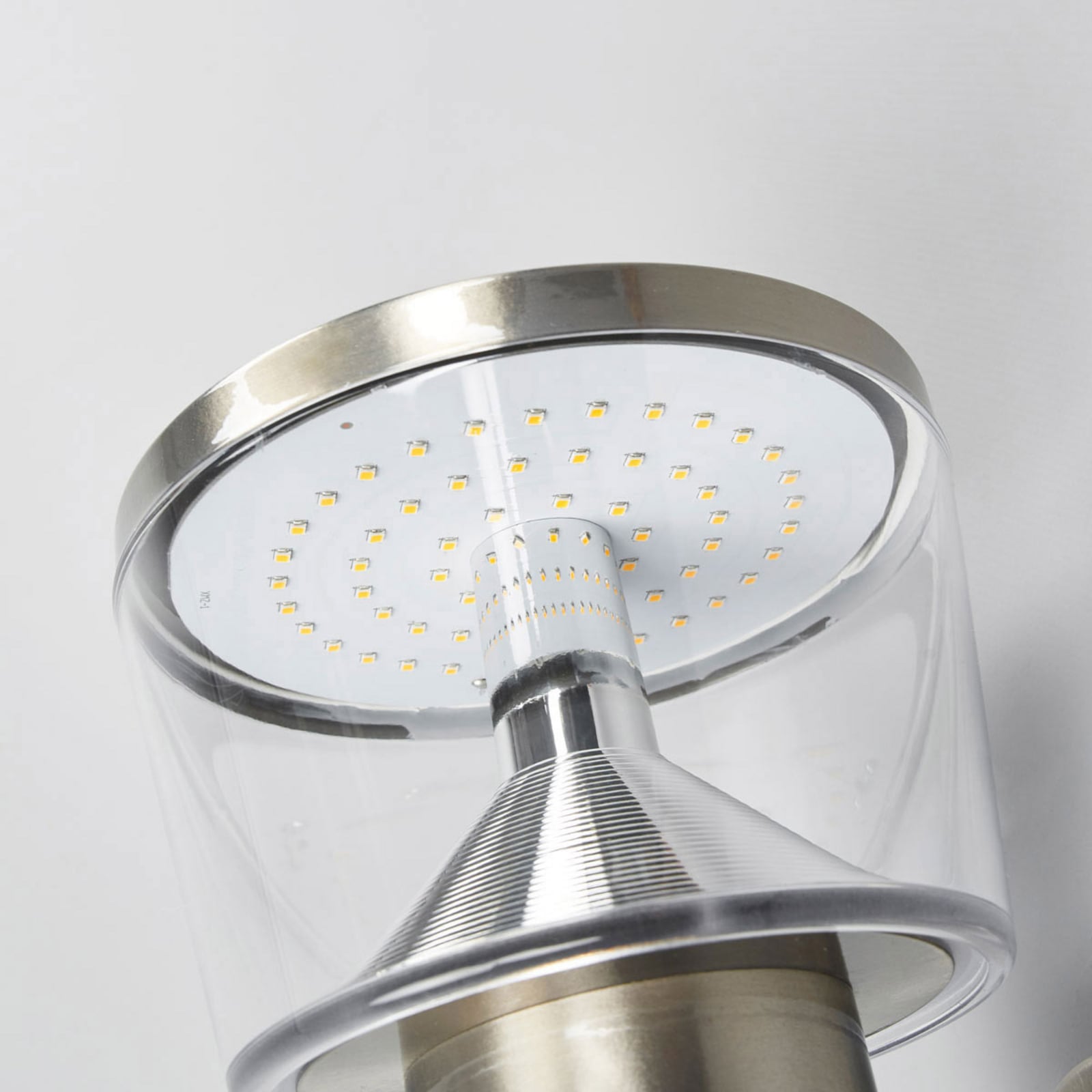 LED utevegglampe Antje sideprofil i rustfritt stål
