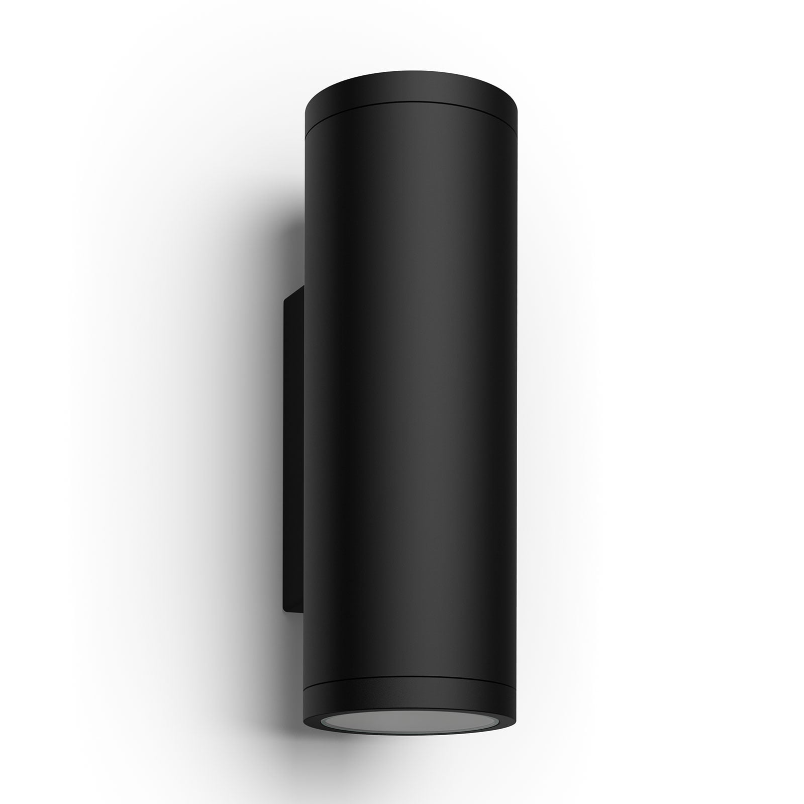 LED utevegglampe Appear opp og ned svart CCT RGB forfra