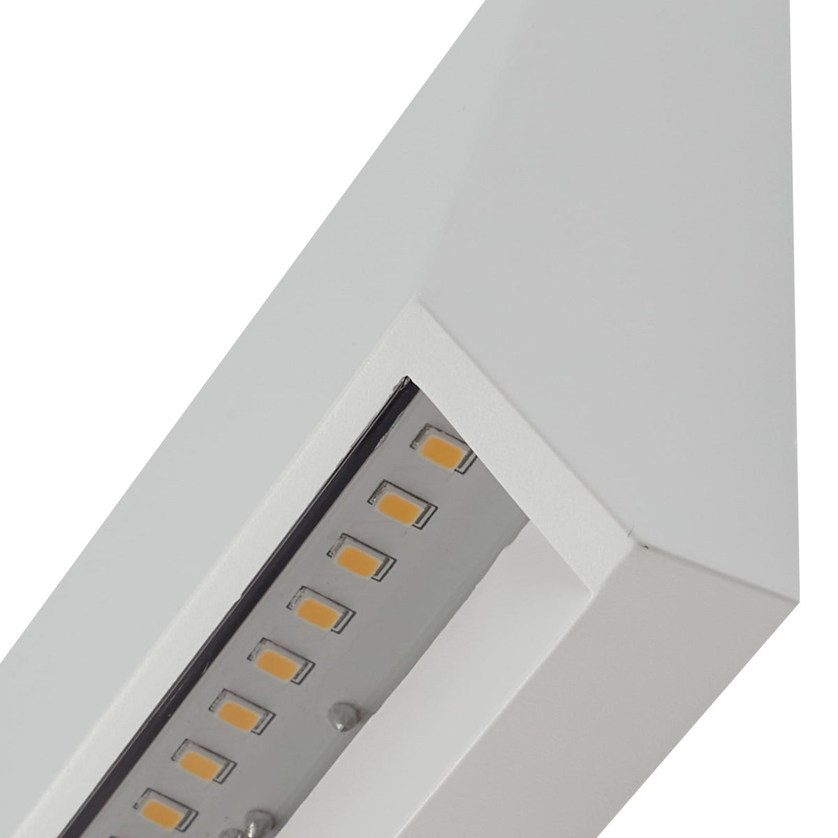 Pakken med 2 stk LED utevegglampe Appeso hvit 16 cm IP65