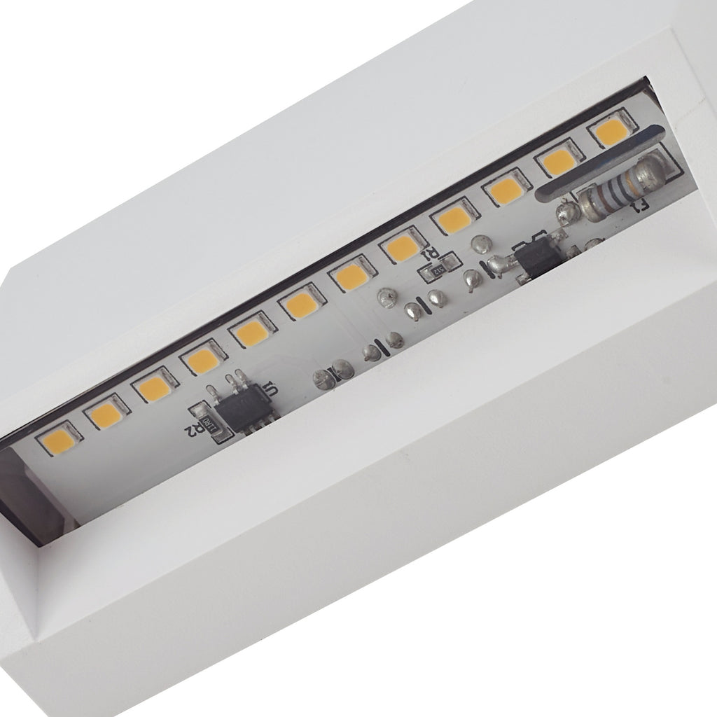 LED utevegglampe Appeso hvit 2-pack sett