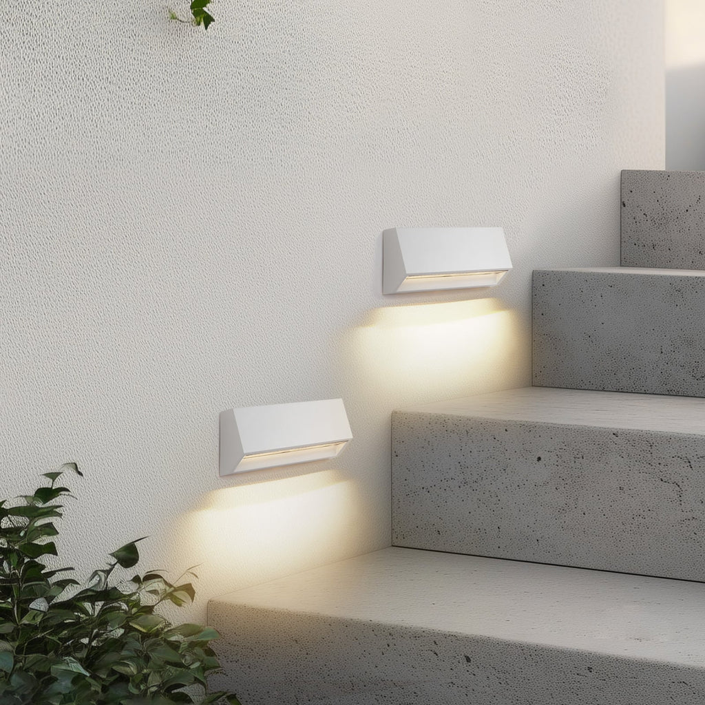 LED utevegglampe Appeso hvit bakside