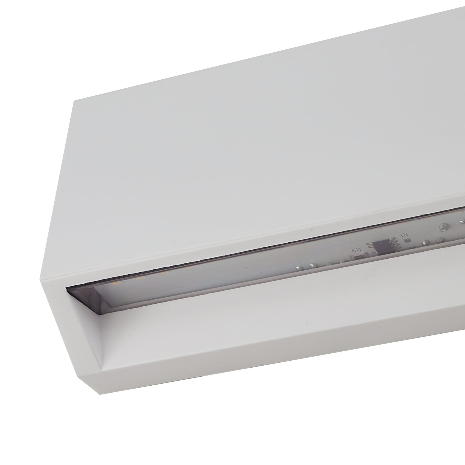 LED utevegglampe Appeso hvit med varme lys