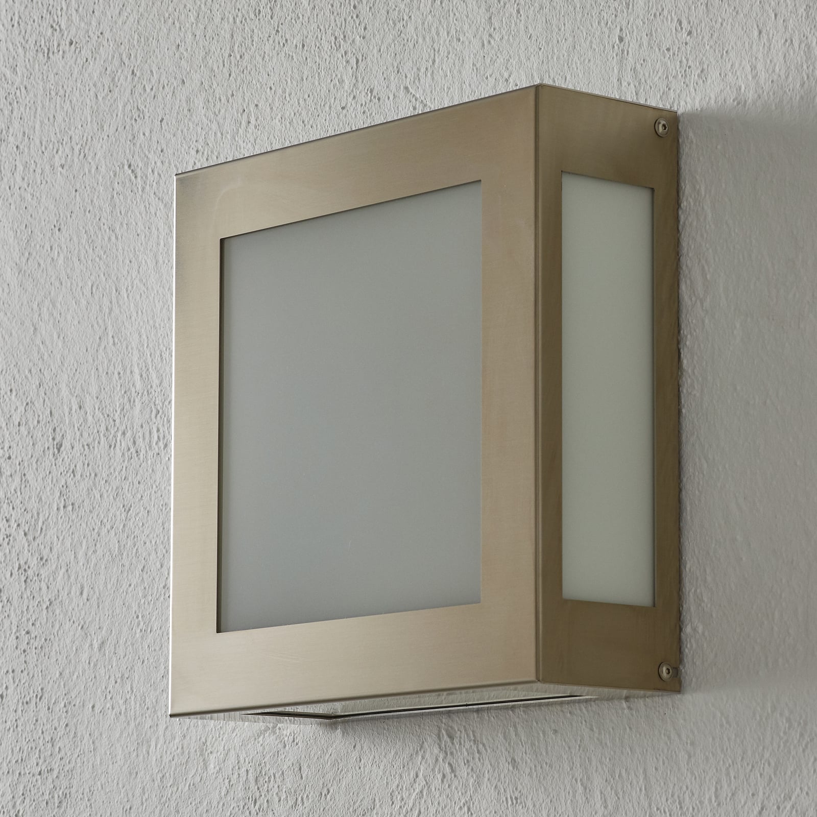 Detalj av LED utevegglampe Aqua Legendo rustfritt stål sensor
