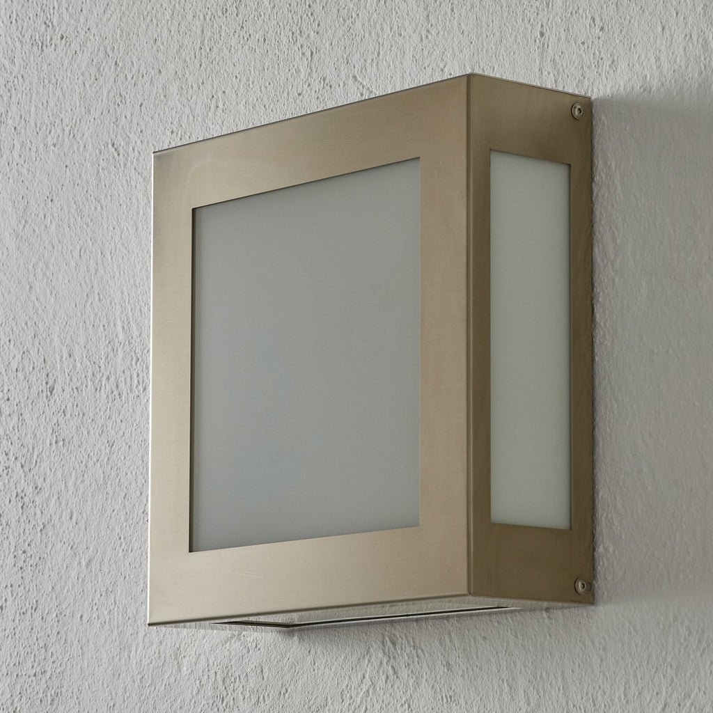 Detalj av LED utevegglampe Aqua Legendo rustfritt stål sensor