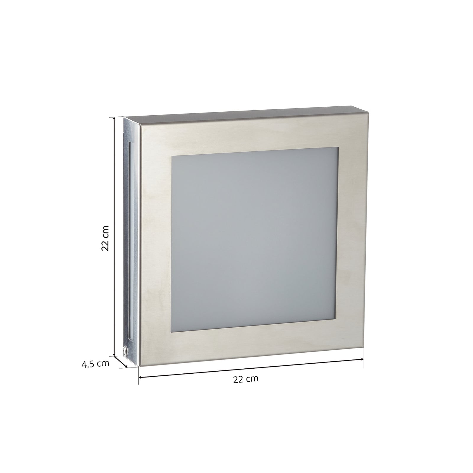 LED utevegglampe Aqua Legendo Mini med IP44 beskyttelse