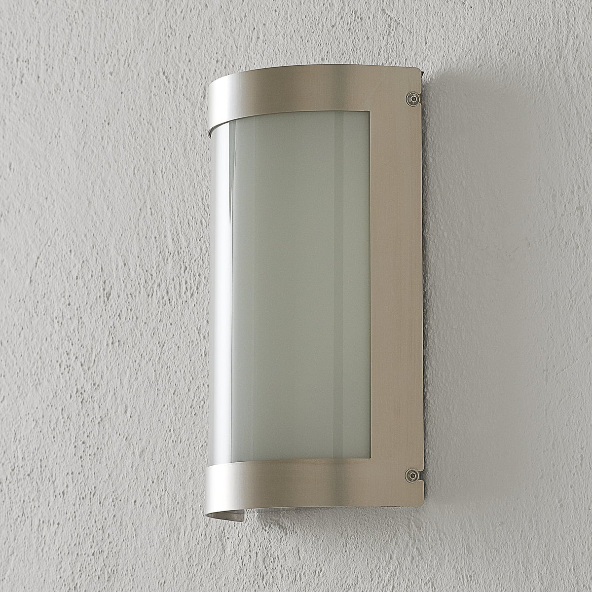 LED utevegglampe Aqua Marco rustfritt stål bakside