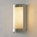LED utevegglampe Aqua Marco rustfritt stål front