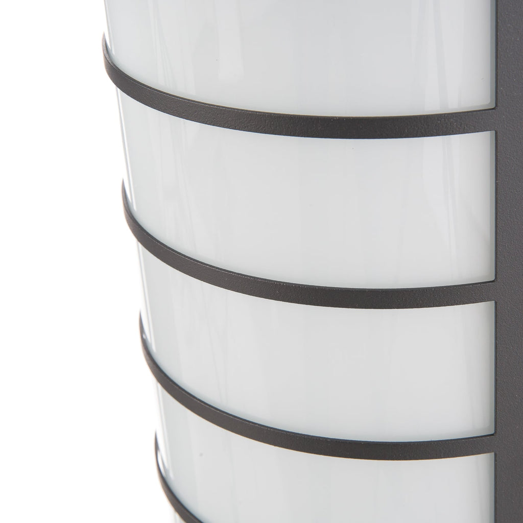 LED utevegglampe Aqua Marco sideprofil med mål