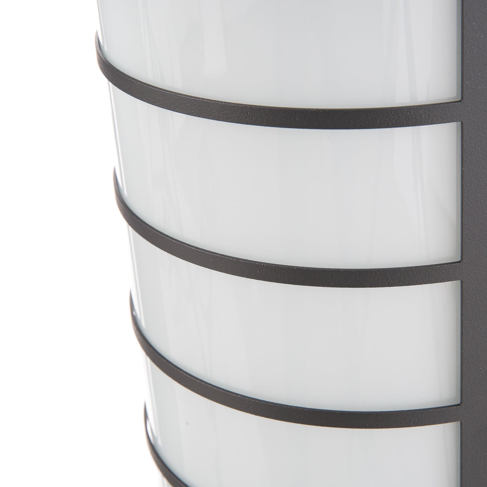LED utevegglampe Aqua Marco sideprofil med mål