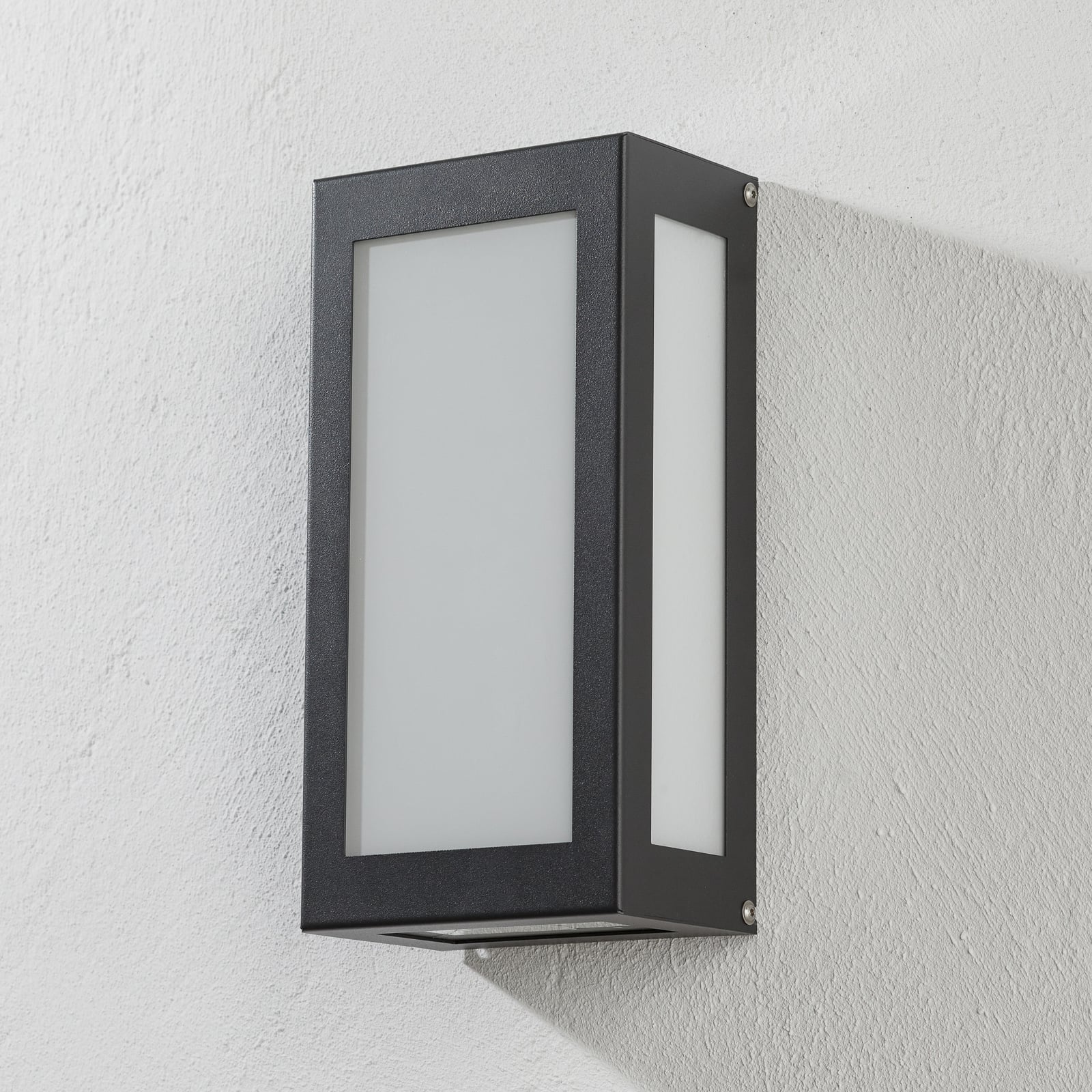 LED utevegglampe Aqua Rain antrasitt forside