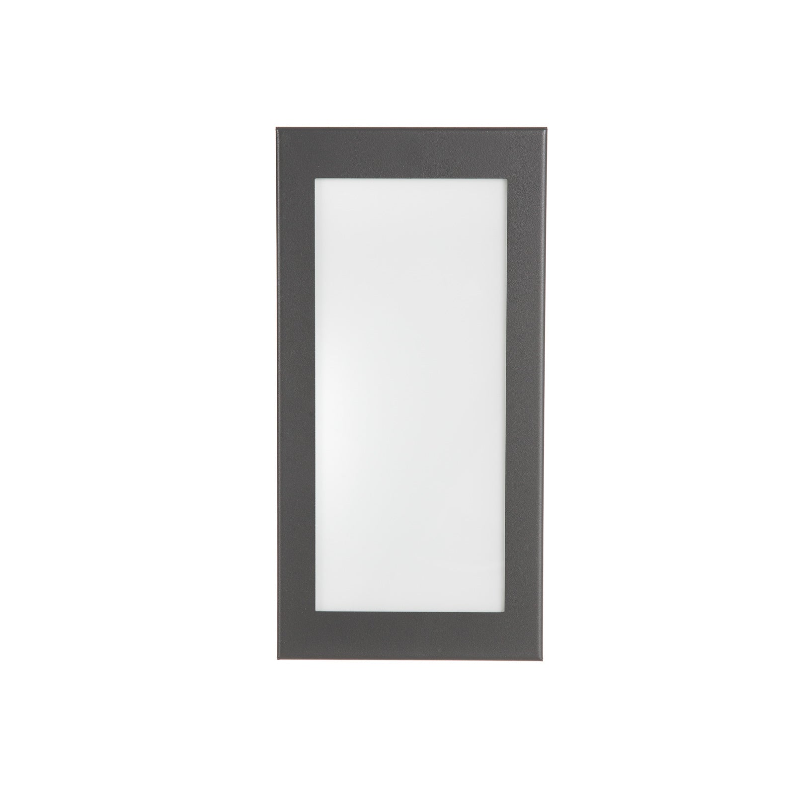 LED utevegglampe Aqua Rain antrasitt detalj av opalglass