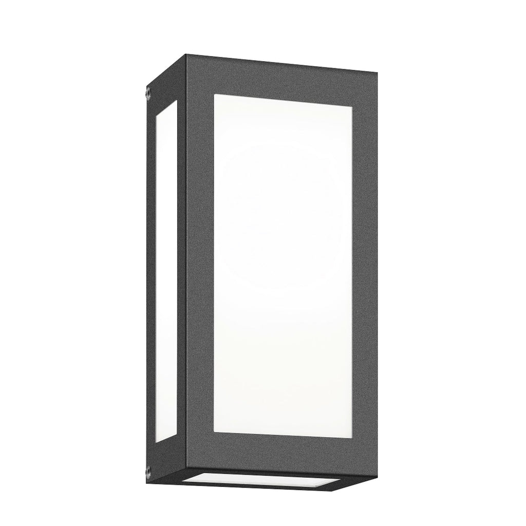 LED utevegglampe Aqua Rain antrasitt rustfritt stål IP44 forside