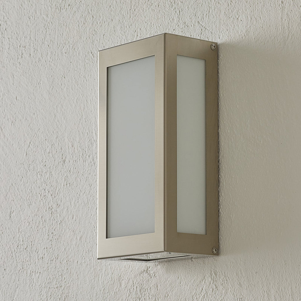 LED utevegglampe Aqua Rain med bevegelsessensor bakside