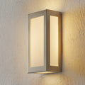 LED utevegglampe Aqua Rain med bevegelsessensor forfra