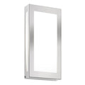LED utevegglampe Aqua Rain Mini med bevegelsessensor rustfritt stål IP44 CMD forfra