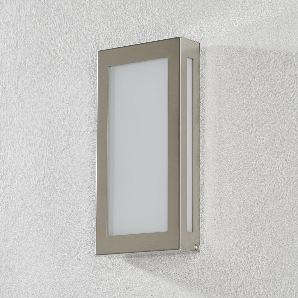 LED utevegglampe Aqua Rain Mini rustfritt stål bakside