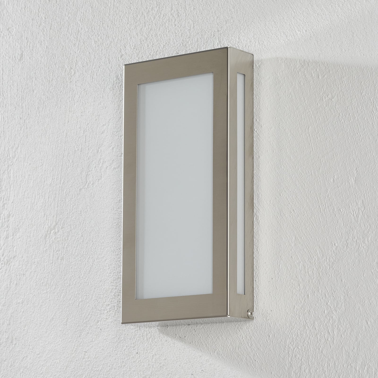 LED utevegglampe Aqua Rain Mini rustfritt stål bakside