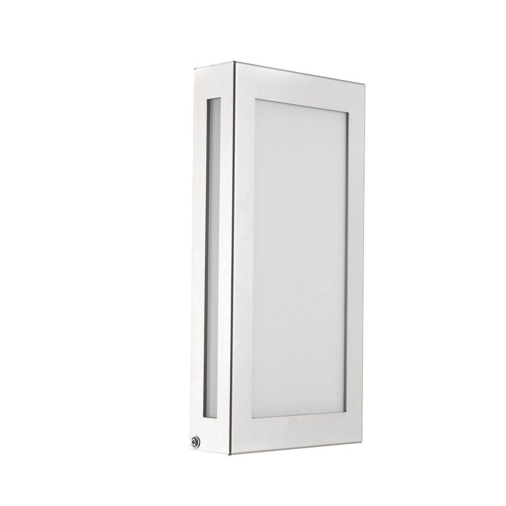 LED utevegglampe Aqua Rain Mini rustfritt stål detalj av glass