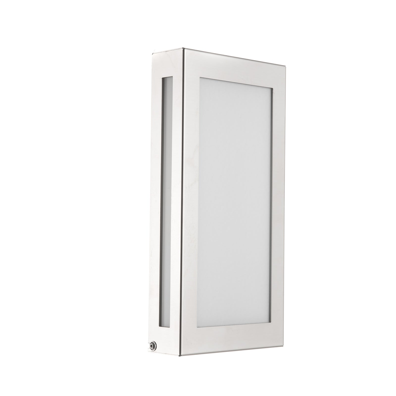 LED utevegglampe Aqua Rain Mini rustfritt stål detalj av glass