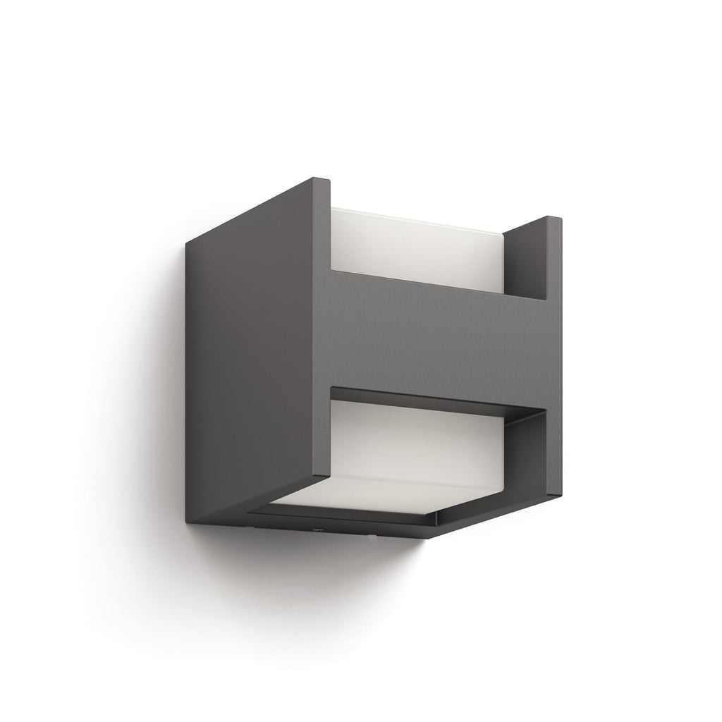 LED utevegglampe Arbour UE 2-lys antrasitt bakside