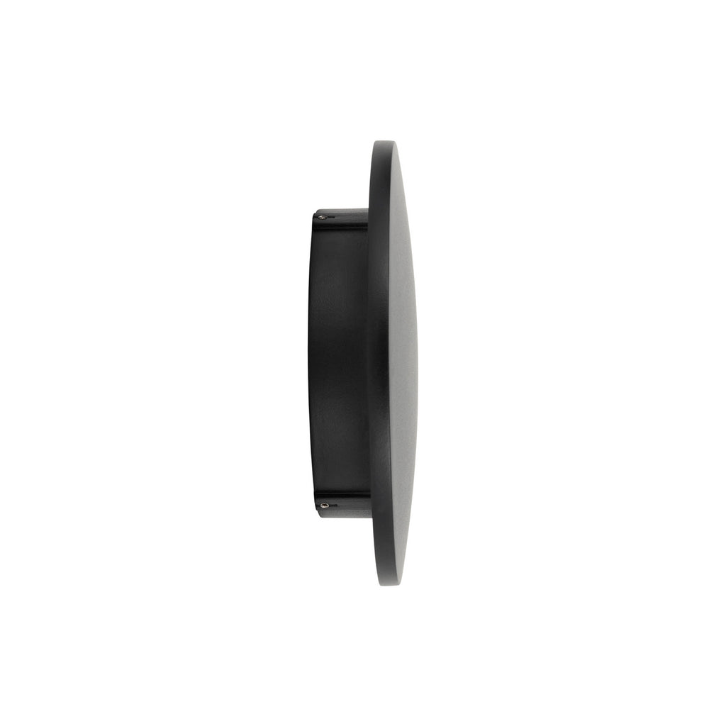 LED utevegglampe Aria M svart aluminium nærbilde