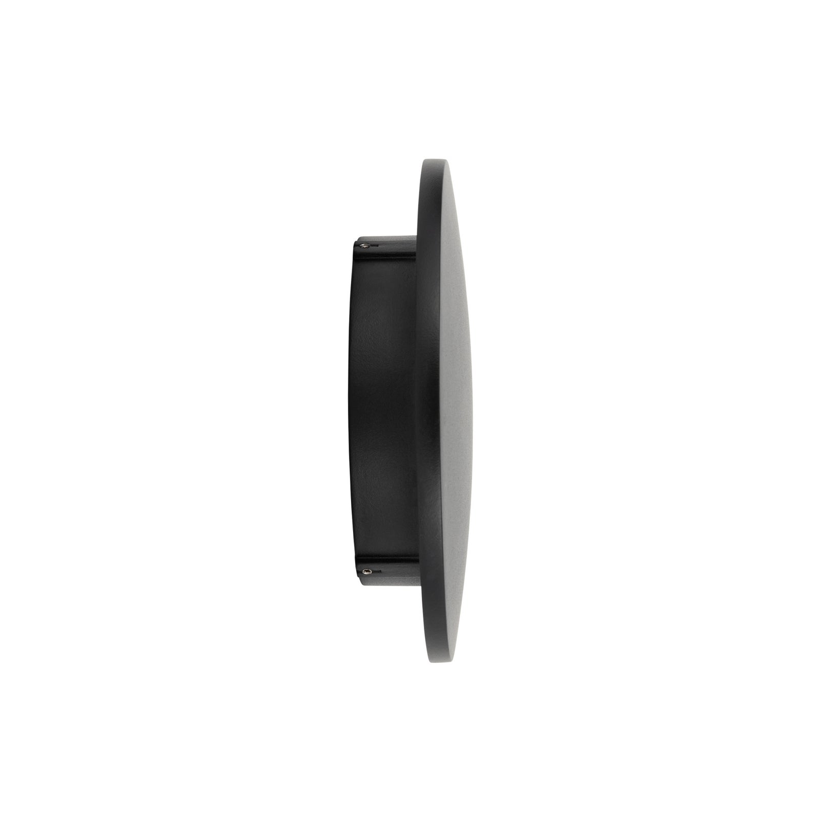 LED utevegglampe Aria M svart aluminium nærbilde