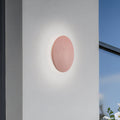 LED utevegglampe Aria M teglrød aluminium front