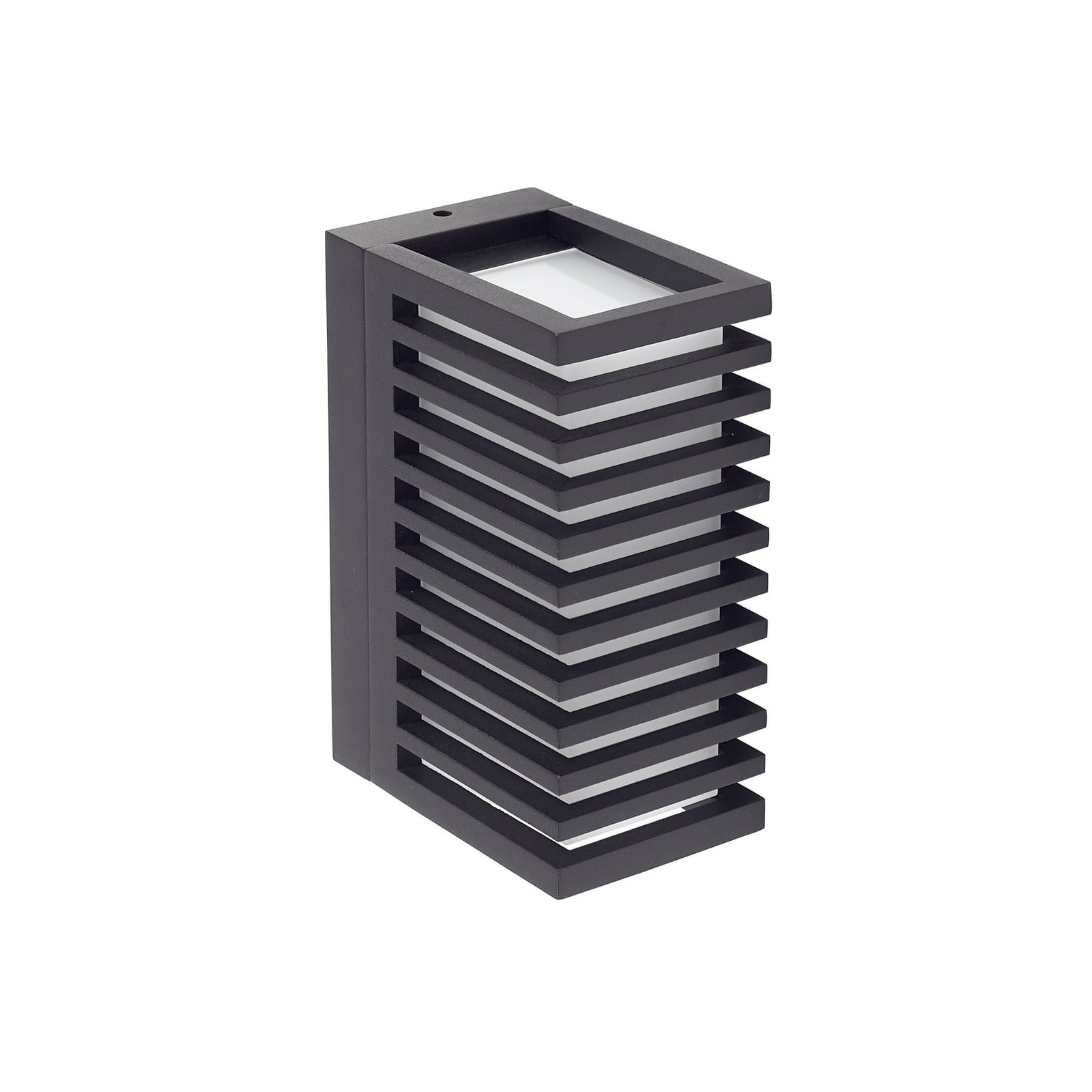 LED utevegglampe Ariza svart aluminium montert