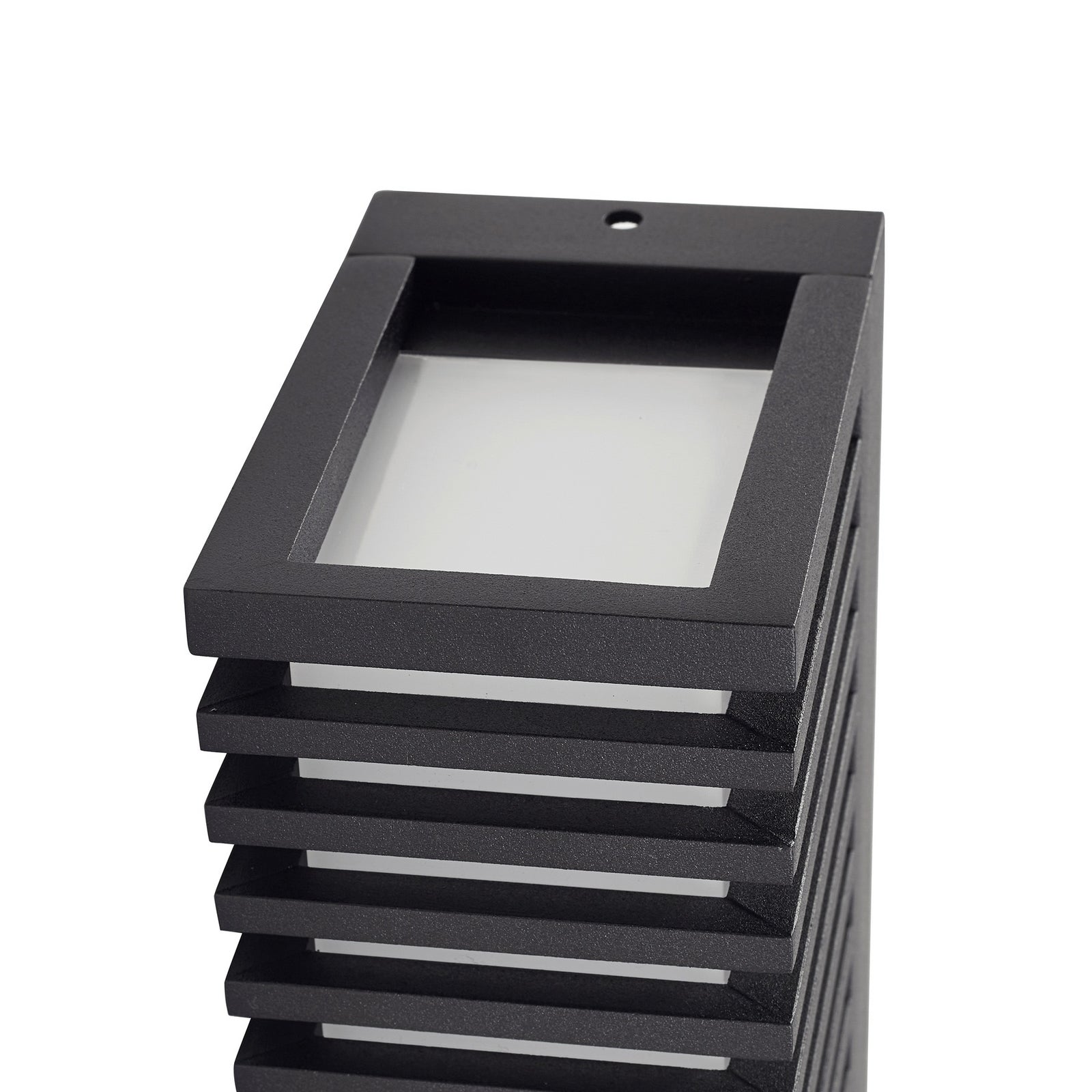 LED utevegglampe Ariza svart aluminium underside