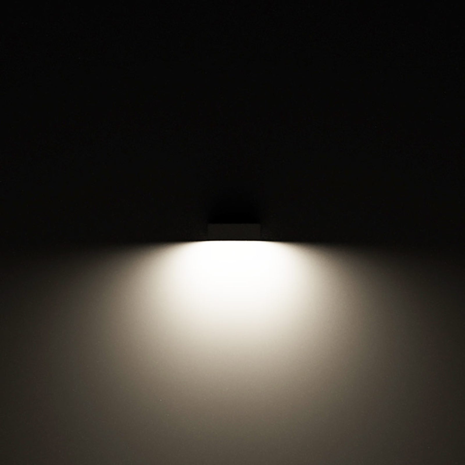 LED utevegglampe asymmetrisk grå metallic 23W IP65 bakside