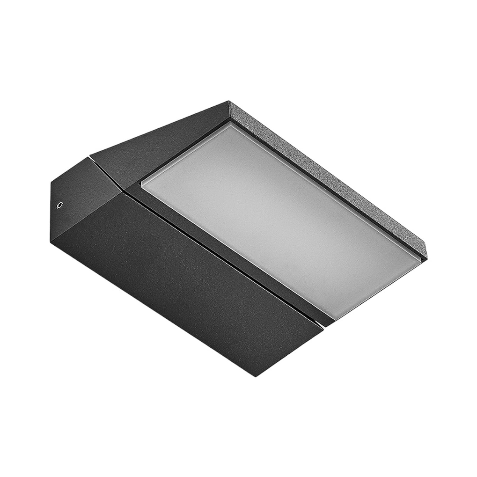 LED utevegglampe Auda svingbart panel 11W IP65 justerbart panel vinklet