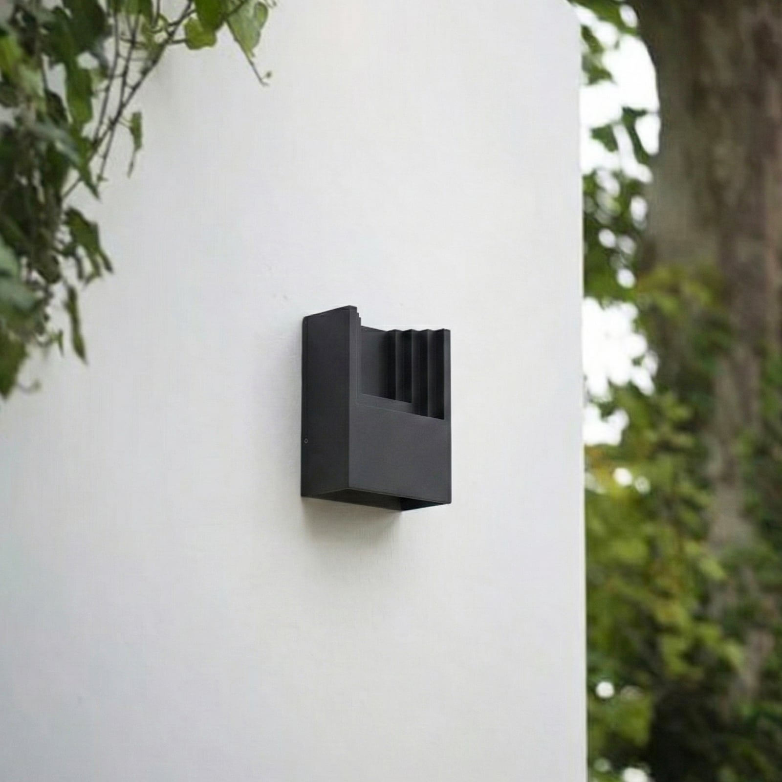 LED utevegglampe Aurali nærbilde av LED-lyskilde