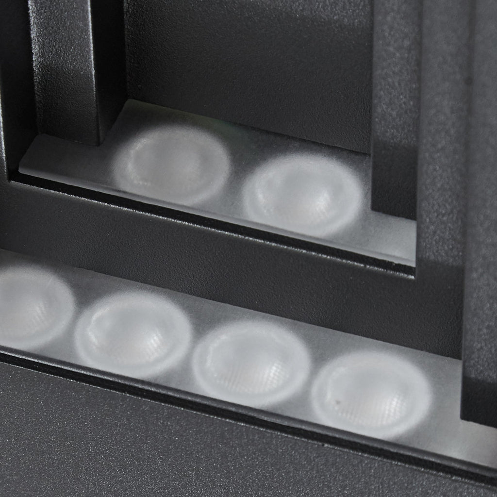 LED utevegglampe Aurali viser IP65 beskyttelse emblem
