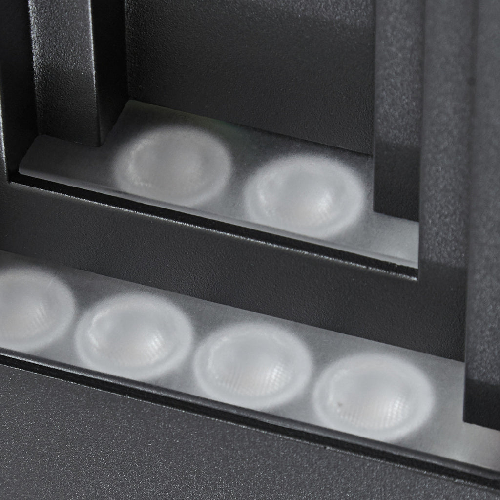 LED utevegglampe Aurali viser IP65 beskyttelse emblem