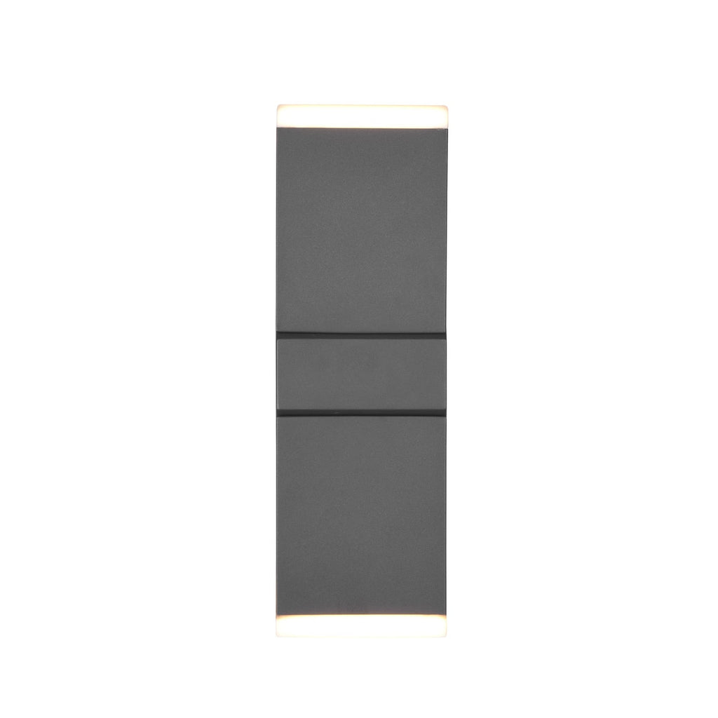 LED utevegglampe Avon 2-lys antrasitt svingbar IP54 bakside