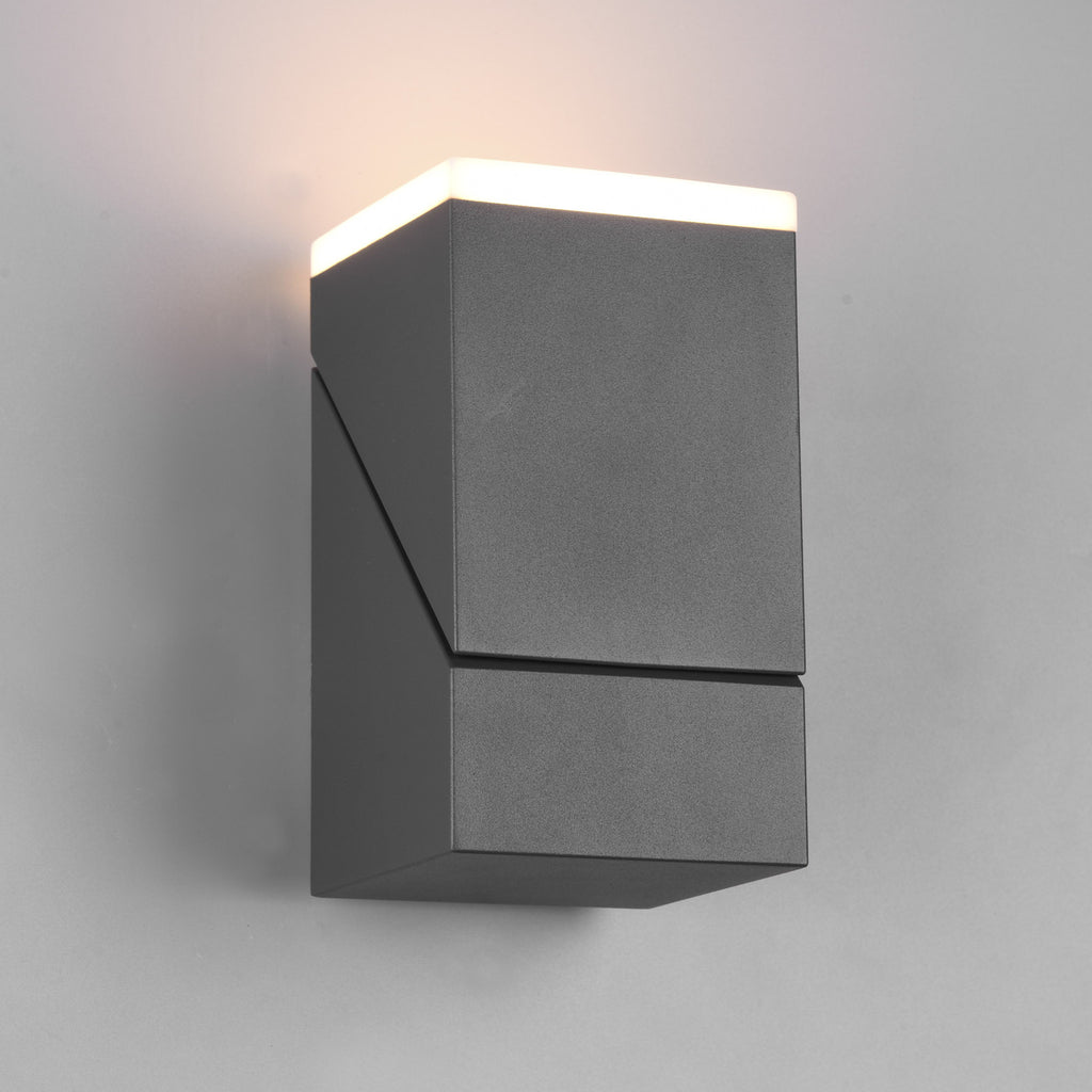 LED utevegglampe Avon svingbar antrasitt IP54 7W bakside