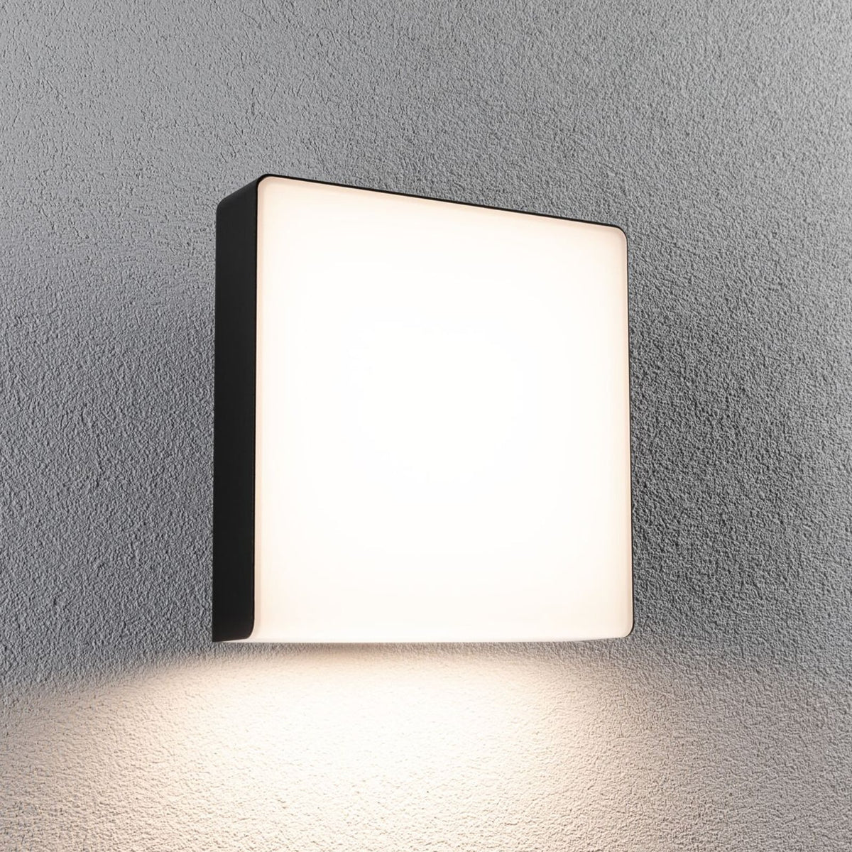 LED utevegglampe Azalena med bevegelsessensor antrasitt IP44 forfra