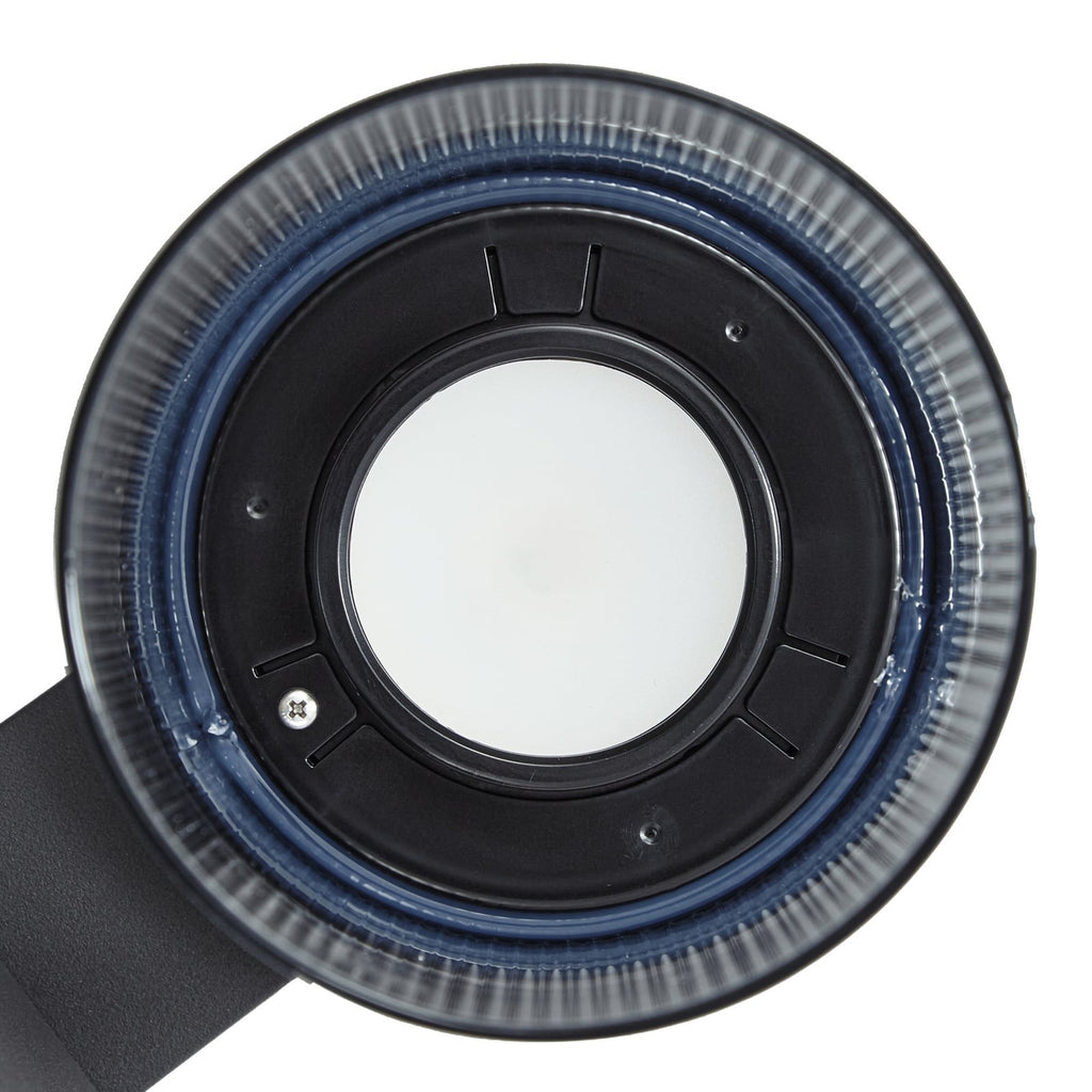 LED utevegglampe Beelia riflet glass antrasitt installasjonsdetalj