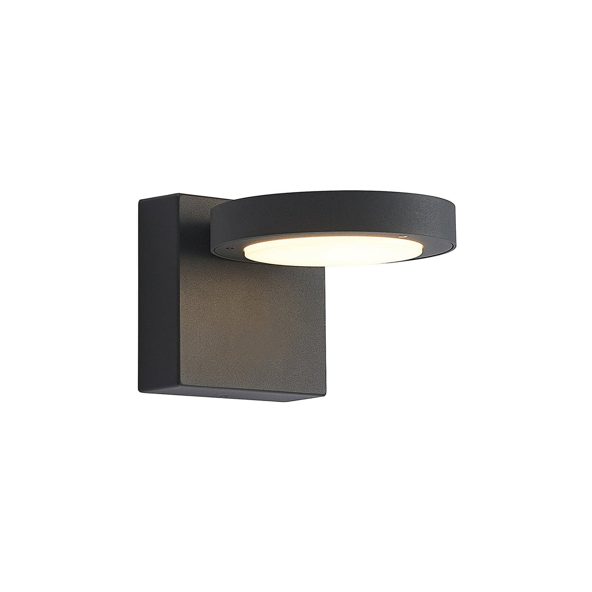 LED utevegglampe Belna antrasitt aluminium sideprofil