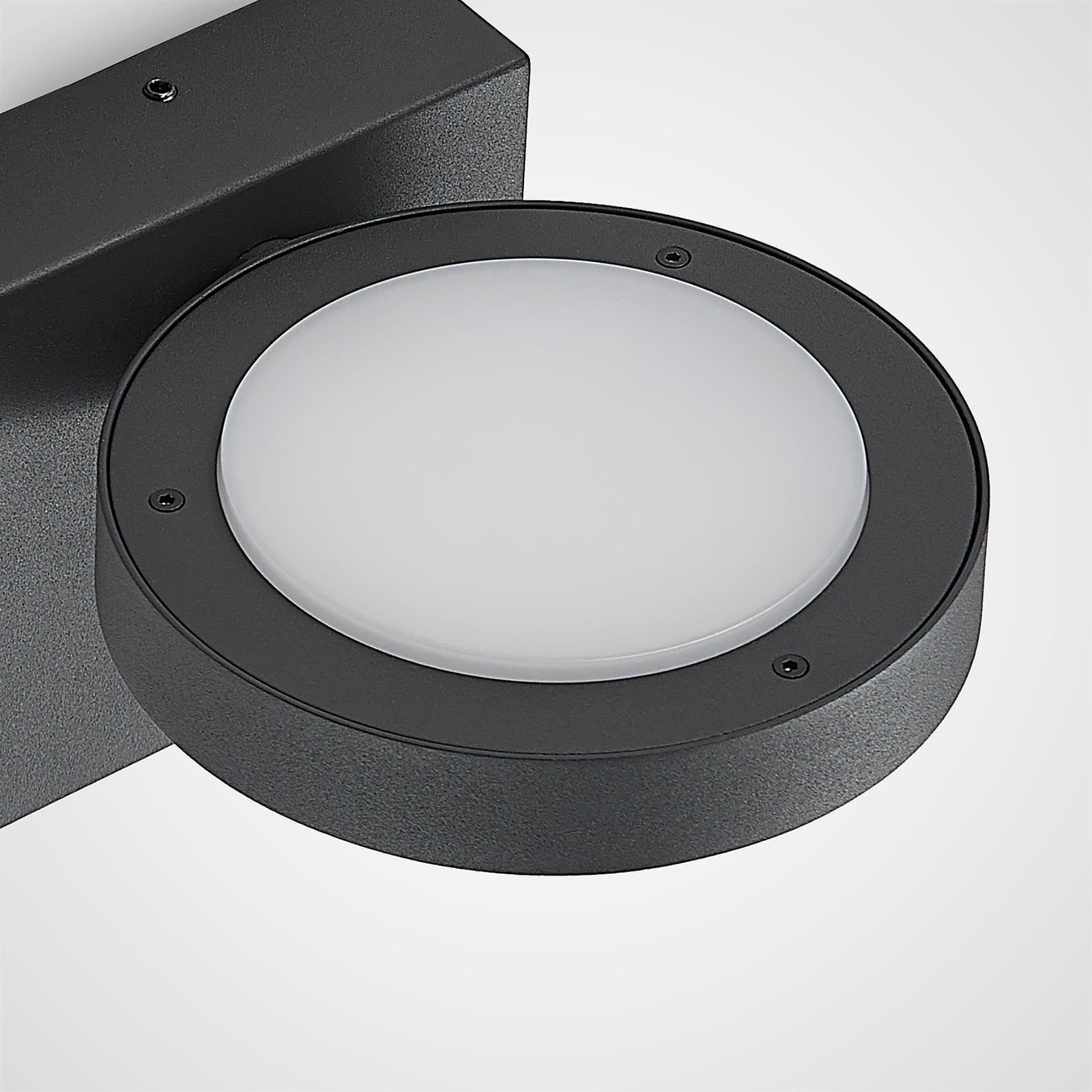 LED utevegglampe Belna antrasitt aluminium vinkelbilde