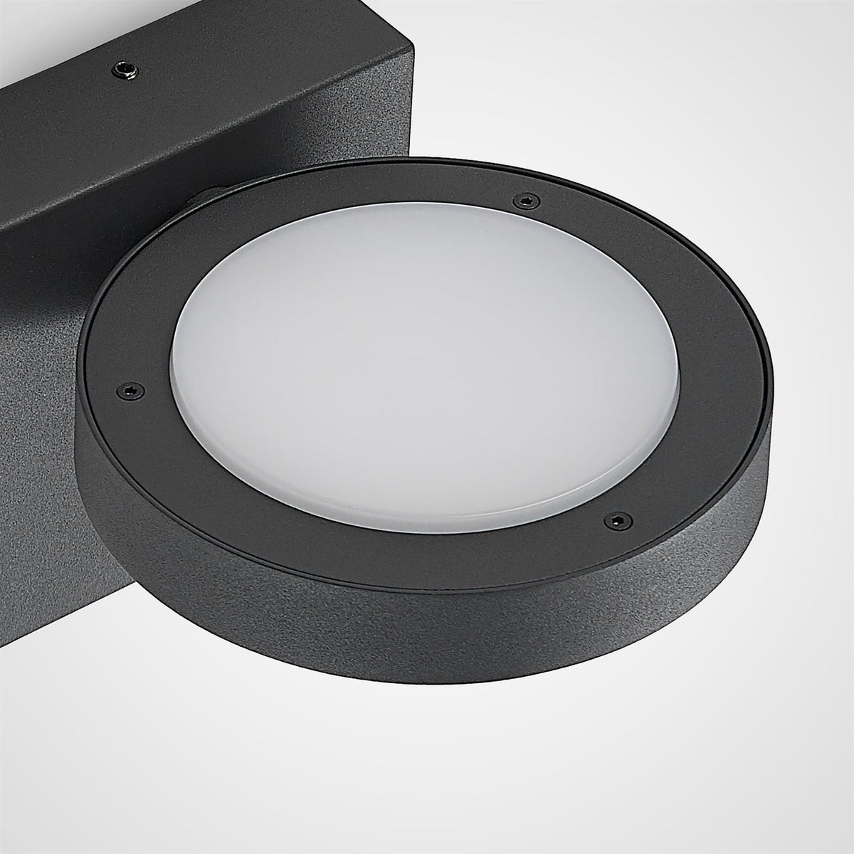 LED utevegglampe Belna antrasitt aluminium vinkelbilde