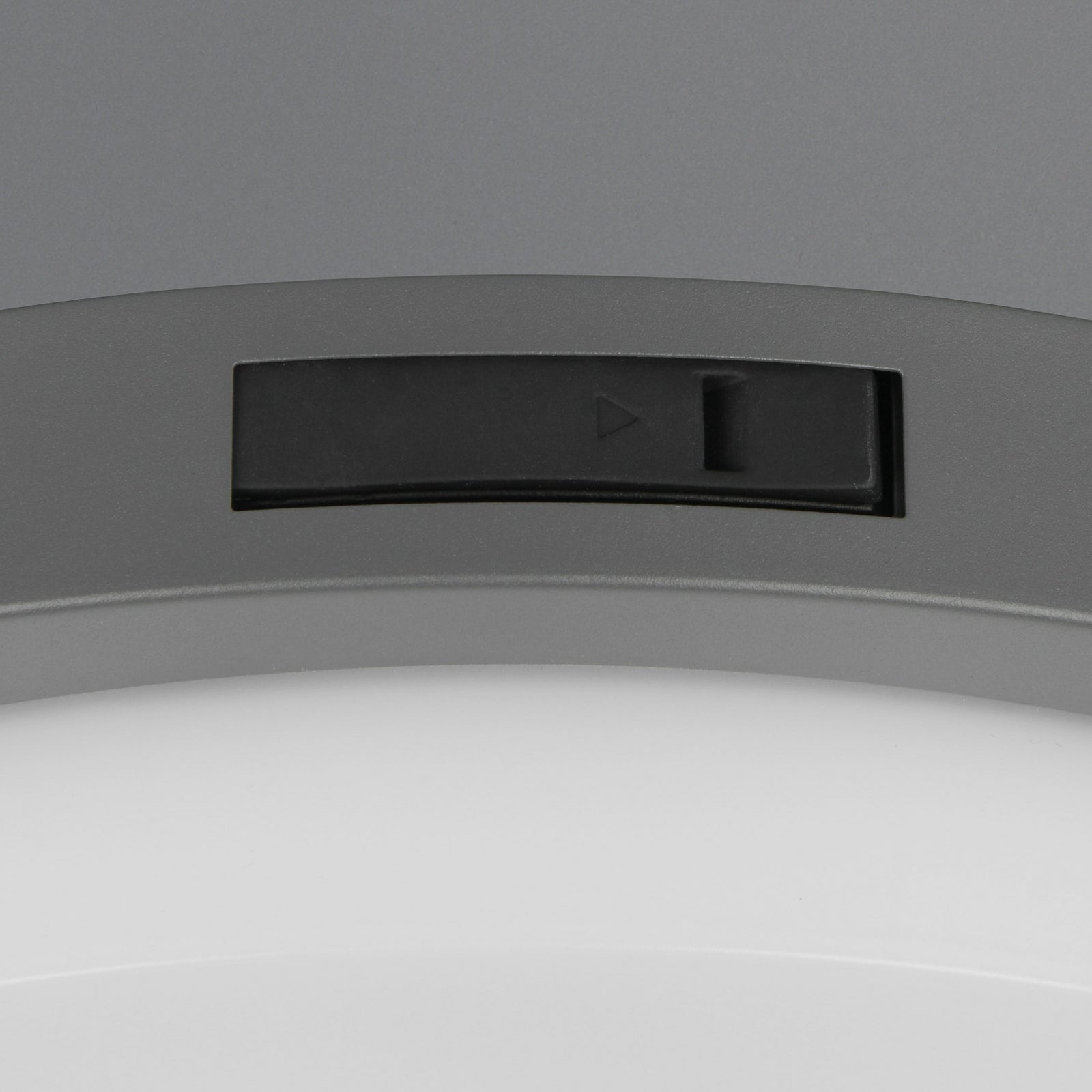 Sideprofil LED utevegglampe Bermejo rund CCT med bevegelsessensor IP54